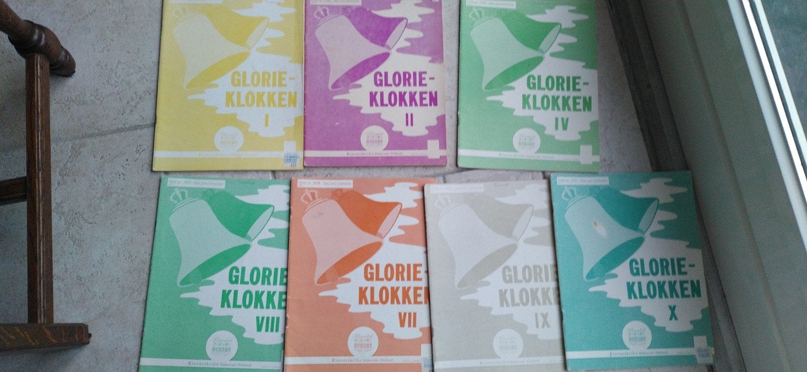 Bladmuziek klavarskribo Glorie klokken 7 delen, Ophalen of Verzenden, Gebruikt, Religie en Gospel, Orgel