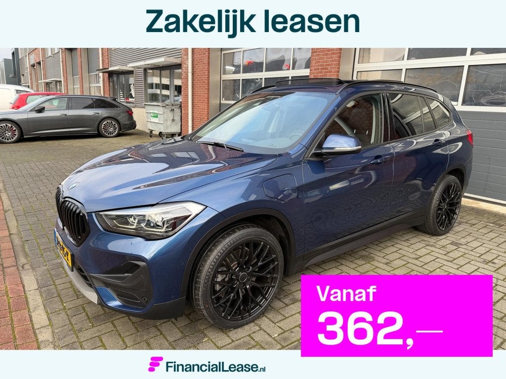 BMW X1 XDrive25e High Executive LED Pano Navi Camera ACC PDC, 8 kWh, 125 pk, Gebruikt, Blauw