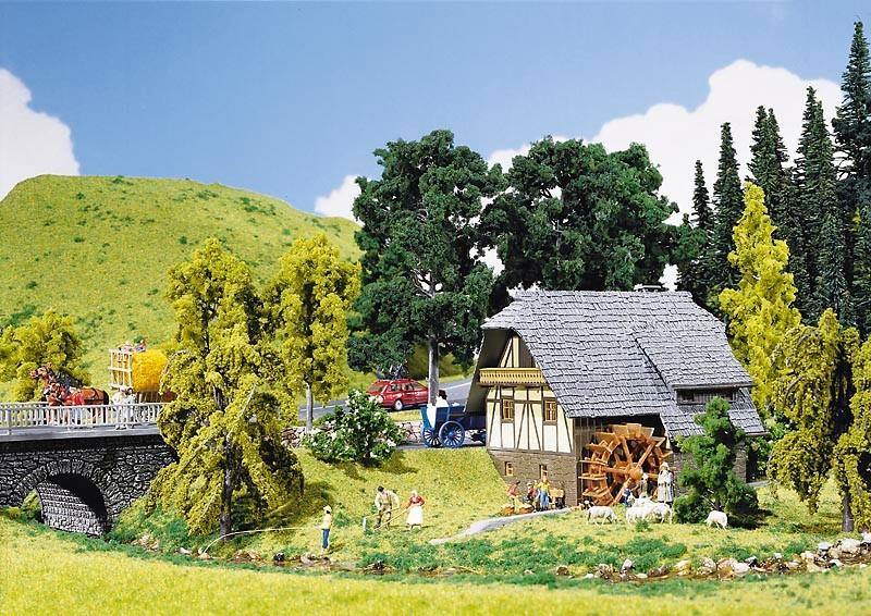 Faller: Zwarte Woud molen NIEUW, Hobby en Vrije tijd, Modeltreinen | H0, Overige merken, Gelijkstroom of Wisselstroom, Brug, Tunnel of Gebouw