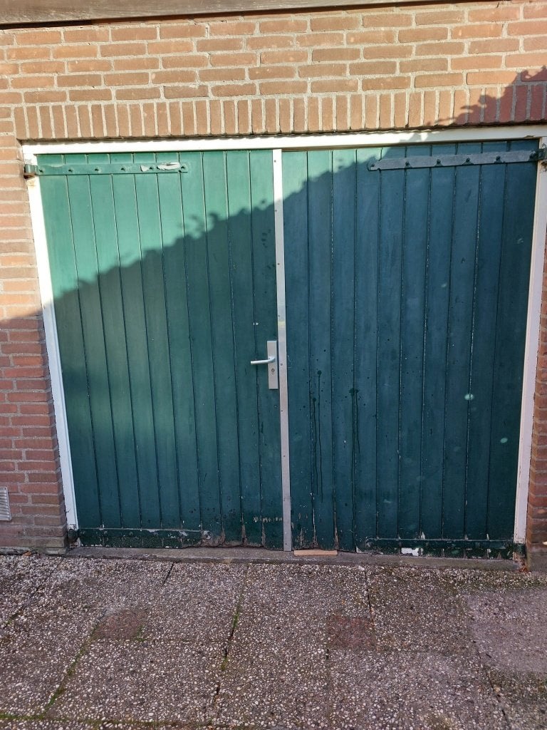 Garagedeur, Gebruikt, Garagedeur, 200 tot 215 cm, Vouwdeur