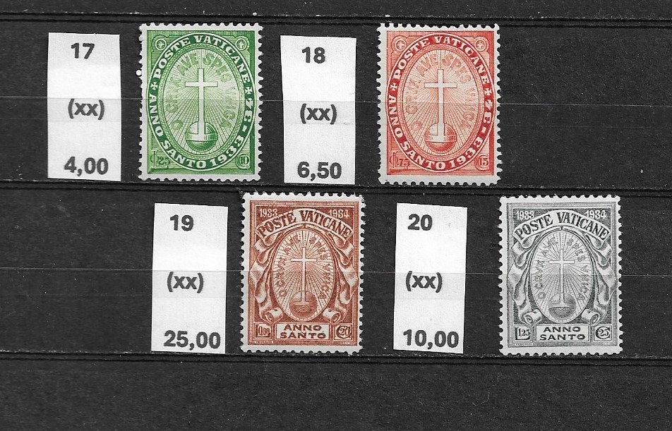 Vaticaan (Heilig jaar 1933), Postzegels en Munten, Ophalen of Verzenden, Overige landen, Postfris