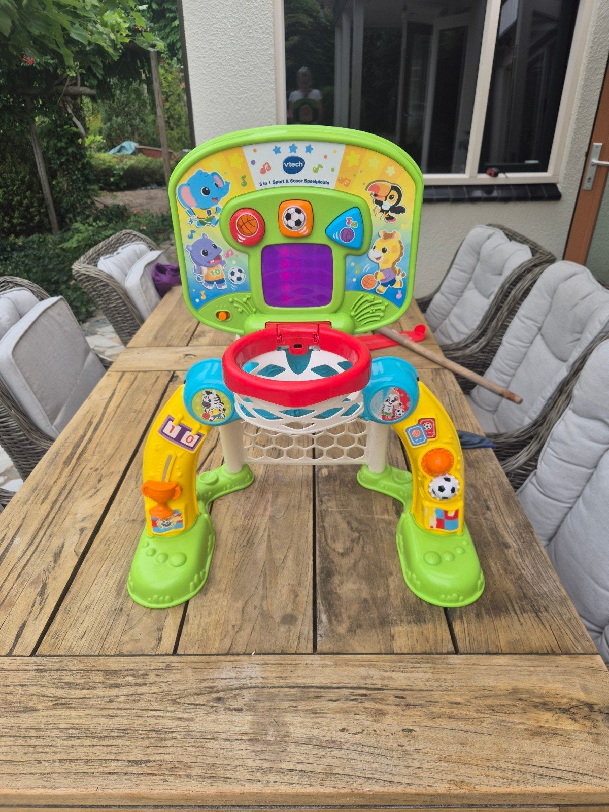 vtech 3 in 1 sport en scoor speelplaats, Ophalen of Verzenden, Gebruikt