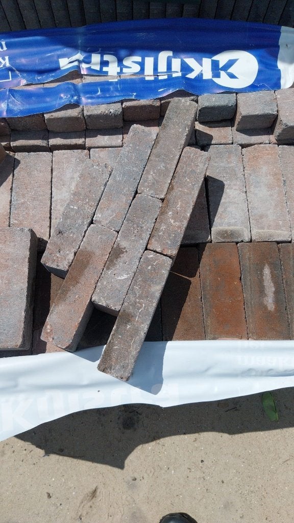 Waalformaat Stoniqua trommel 7 cm oud Sneek restpartij, Klinkers, Nieuw, Ophalen of Verzenden, 10 m² of meer