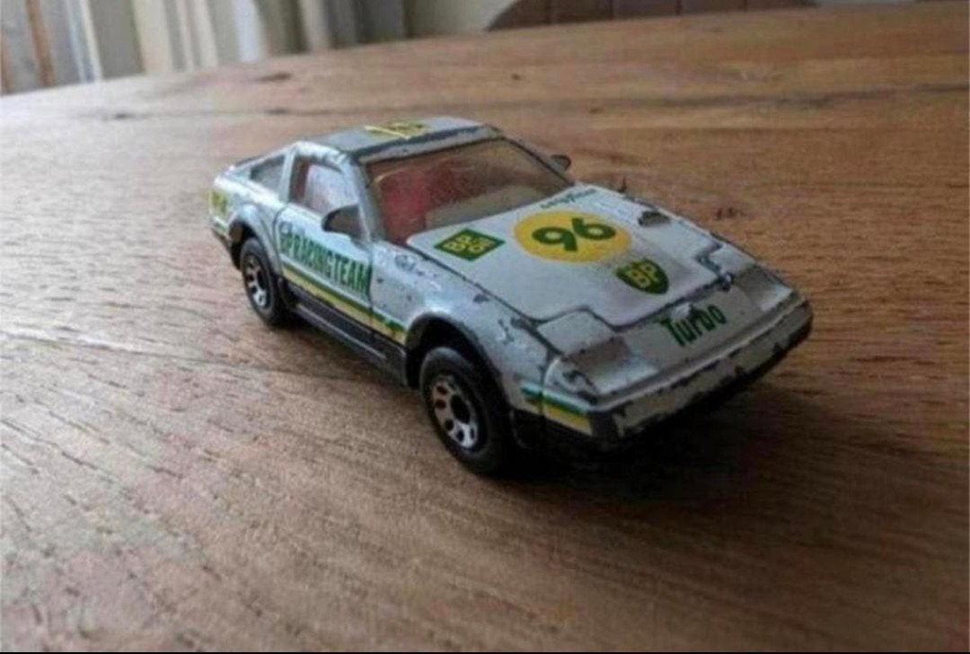 Matchbox Nissan 300ZX Turbo BP Racing Team nr. 96 – 1988, Hobby en Vrije tijd, Modelauto's | Overige schalen, Ophalen of Verzenden