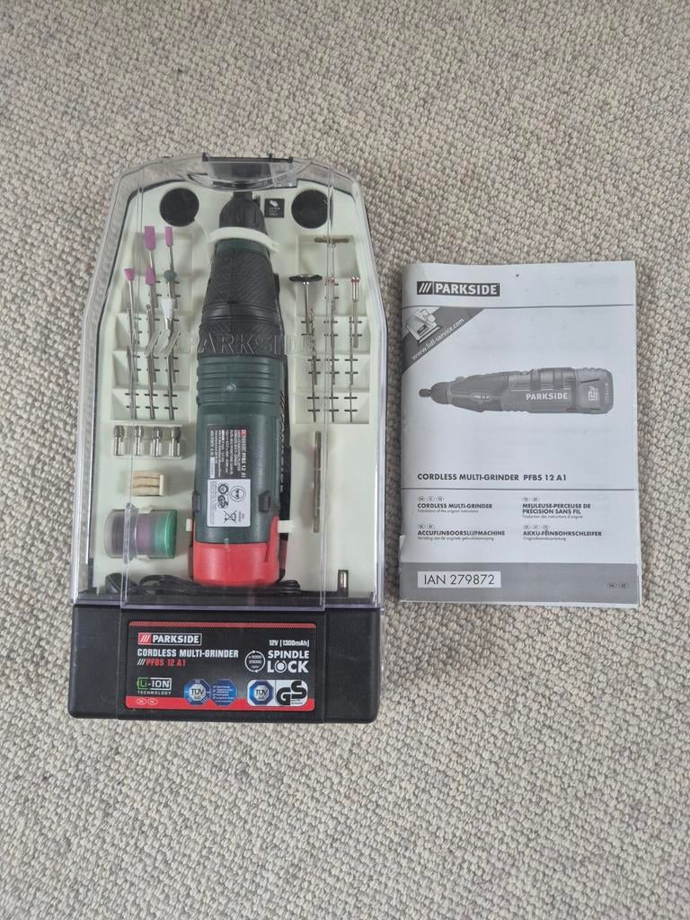 Parkside Accu Multitool/Multigrinder met accessoires, Doe-het-zelf en Verbouw, Gereedschap | Handgereedschap, Ophalen of Verzenden