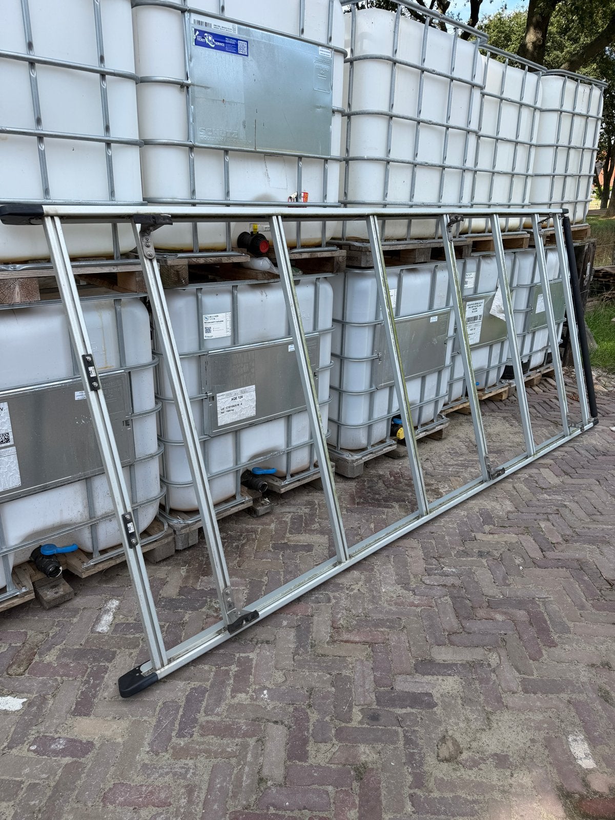 Gebruikte aluminium ladder voor diverse klussen, Ophalen, Gebruikt, Ladder, 2 tot 4 meter