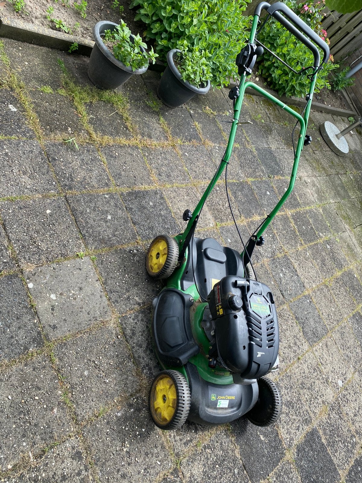 Grasmaaier john deere js63v, Ophalen, Zo goed als nieuw