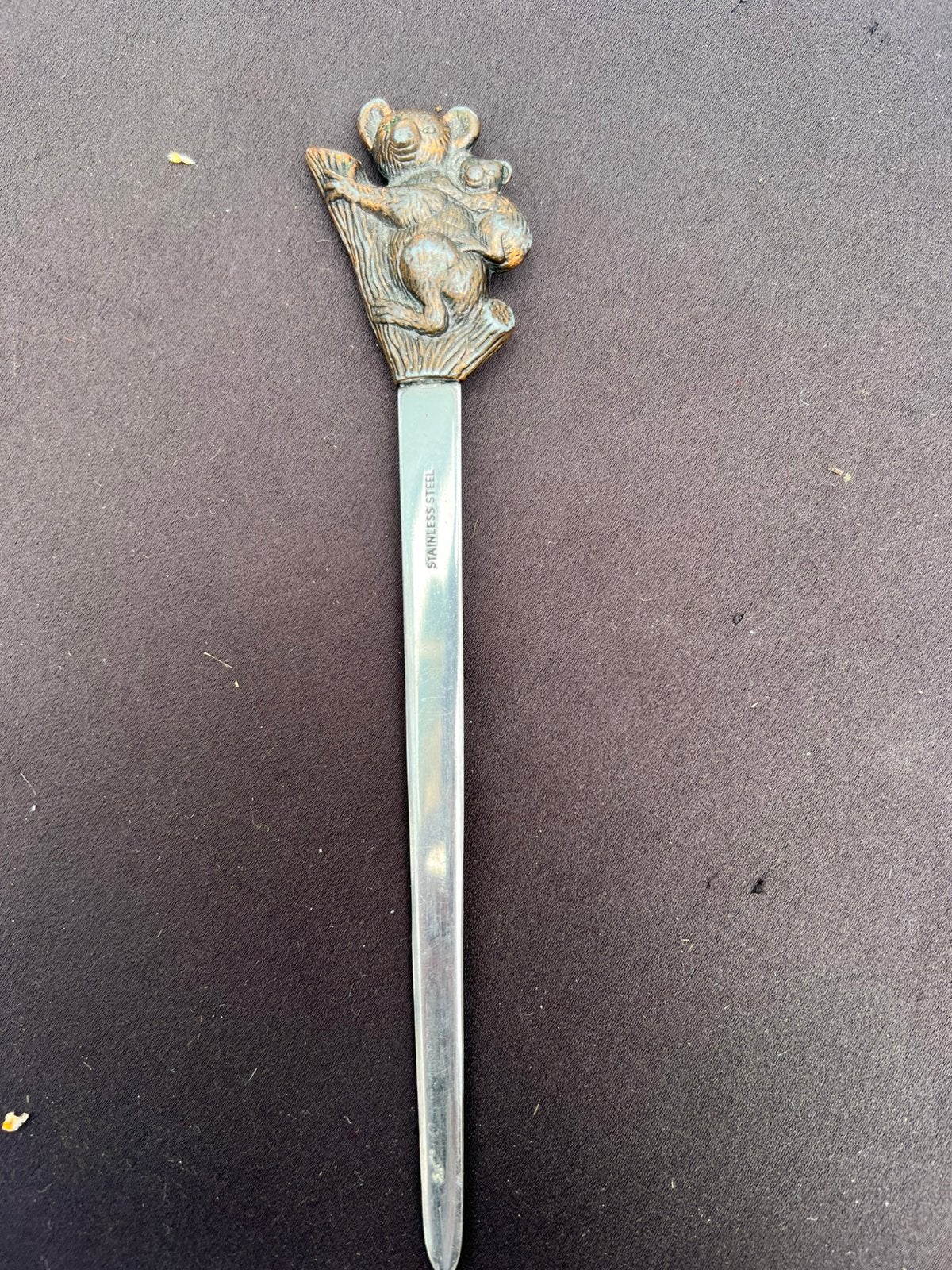 Te Koop Brievenopenen Koala Beertje Moeder en Jong, Ophalen of Verzenden, Zo goed als nieuw, Dier of Natuur