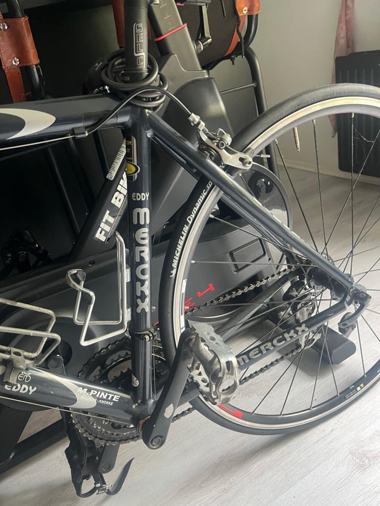 Dames racefiets Merckx - nieuwe banden!, Fietsen en Brommers, Fietsen | Racefietsen, 28 inch, Gebruikt, Velgrem, Aluminium