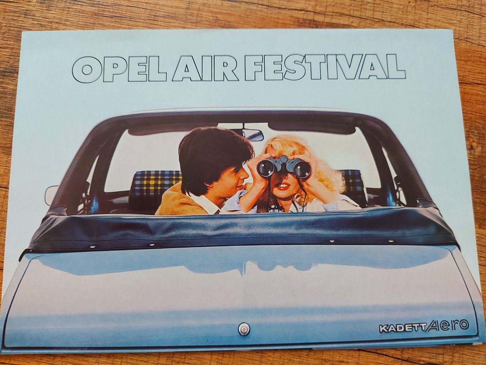 Duitstalige Opel C Kadett Aero cabriolet folder, Ophalen of Verzenden, Zo goed als nieuw, Opel