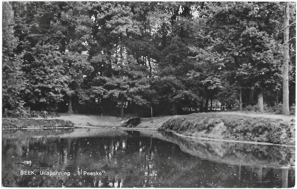 Beek, Uitspanning 't Peeske, vijver, Verzenden, 1960 tot 1980, Gelopen, Gelderland