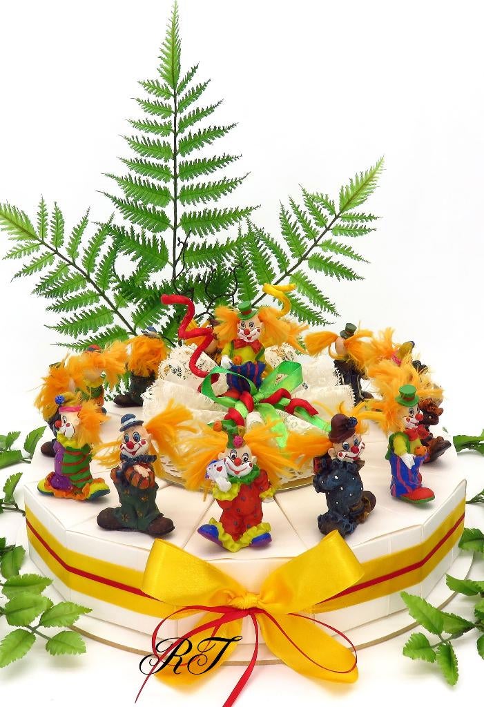 Zeer leuke bedankjes versierd met leuke clowns., Ophalen of Verzenden, Nieuw, Feestartikel, Geboorte of Huwelijk