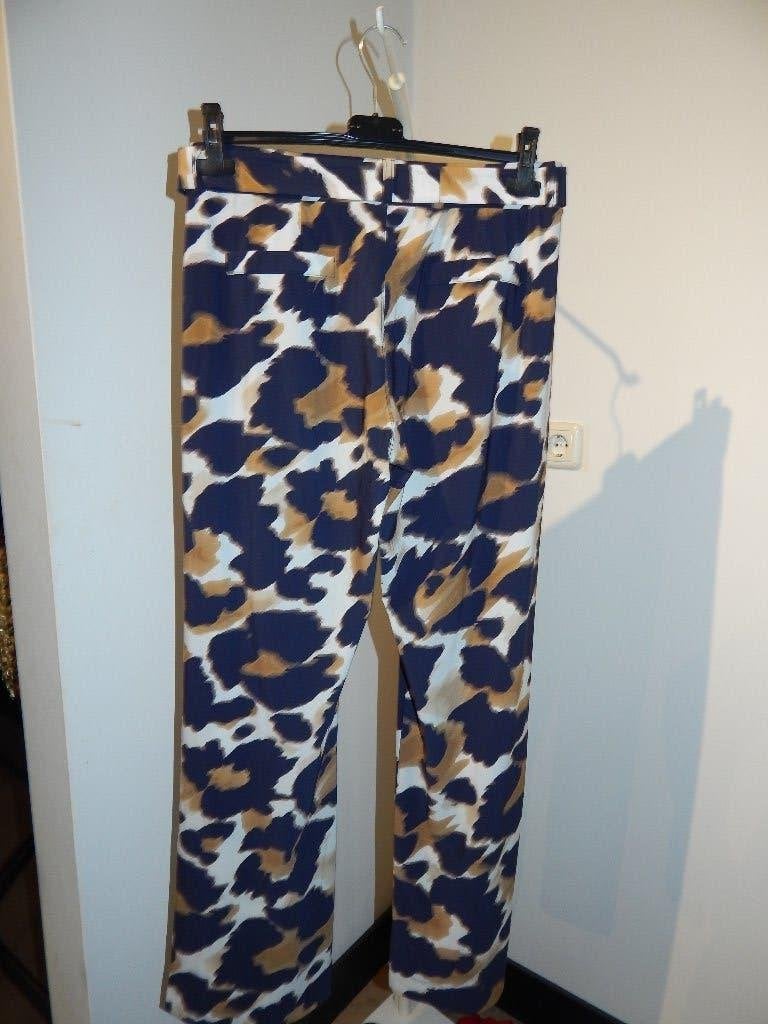 Studio Anneloes travel stof iets dikkere broek print ceintuu, Maat 38/40 (M), Studio Anneloes, Zo goed als nieuw, Lang