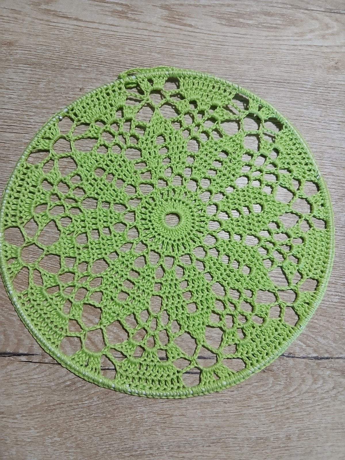Gehaakt mandala-dromenvanger Lichtgroen, Hobby en Vrije tijd, Knutselen, Ophalen of Verzenden, Nieuw