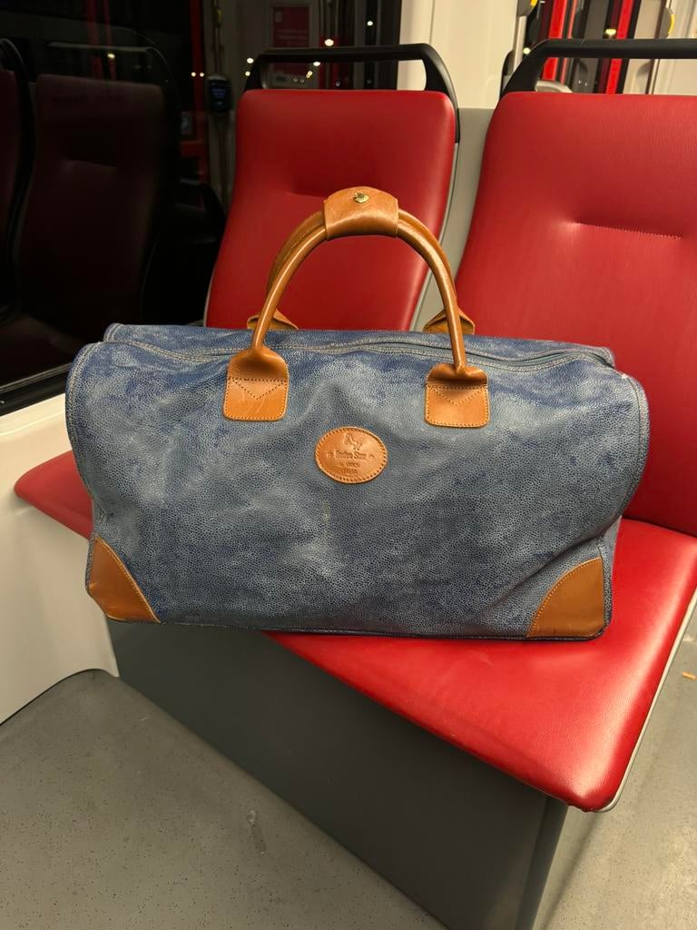 Vintage Brics Italia Rodeo Star Weekend Travel Bag, Verzenden, Zo goed als nieuw, 30 cm of meer, Minder dan 35 cm