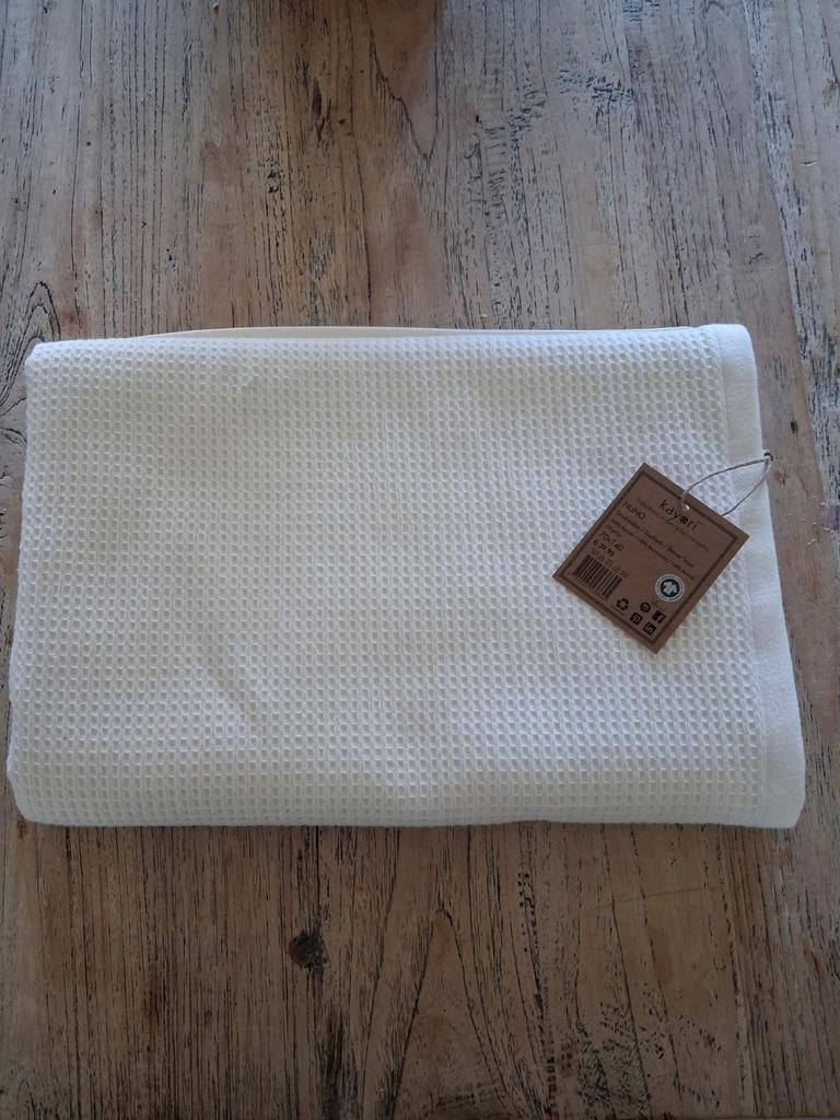 Nieuwe Kayori Nuno Wafel Handdoek - Off-white 70x140, Ophalen of Verzenden