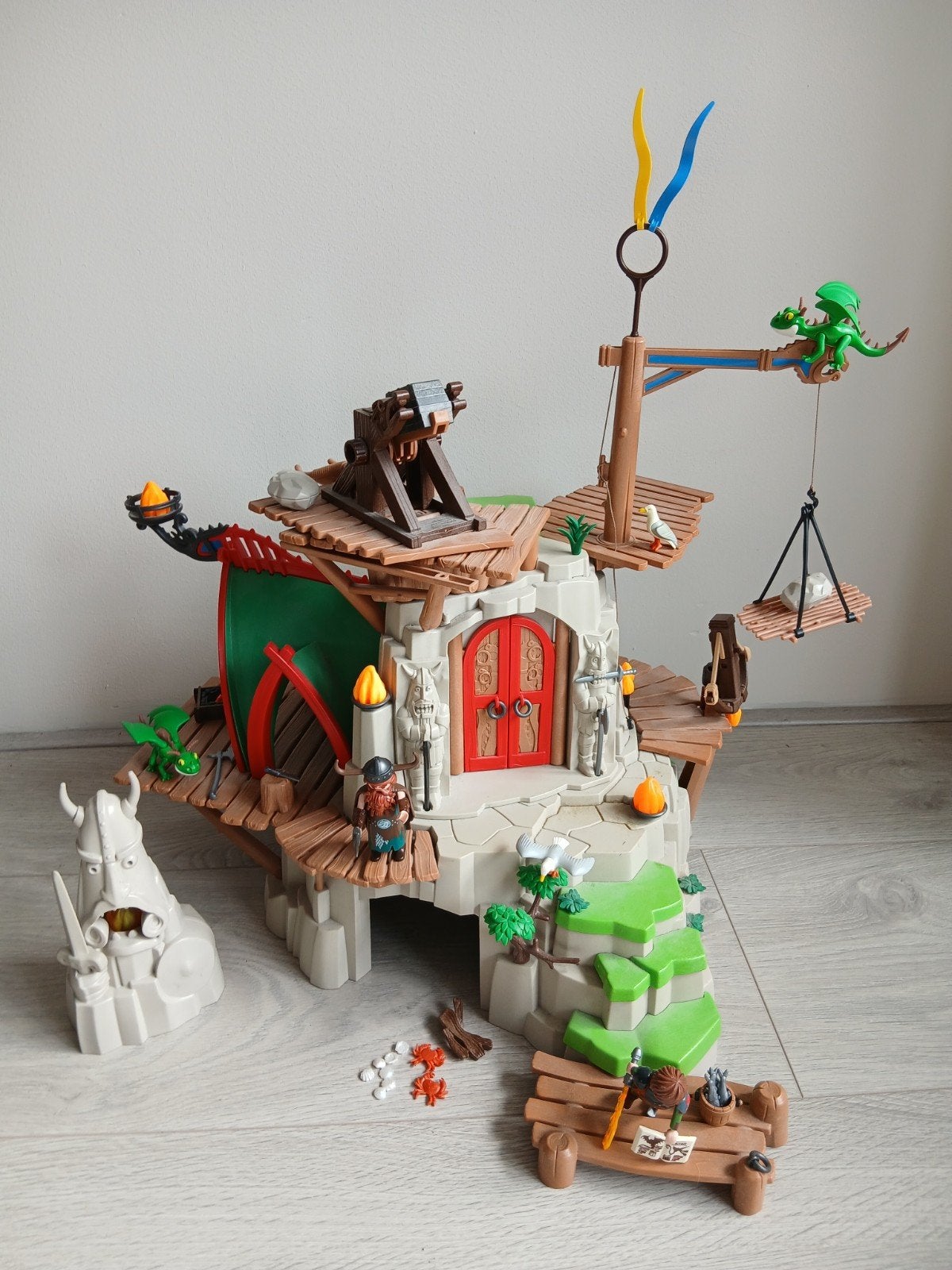 Playmobil Hoe Tem Je Een Draak Berk Eiland 9243, Kinderen en Baby's, Speelgoed | Playmobil, Ophalen, Gebruikt, Gebouw, Complete set