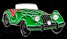 Morgan pin- groen gelakt, Verzenden, Nieuw, Transport, Speldje of Pin