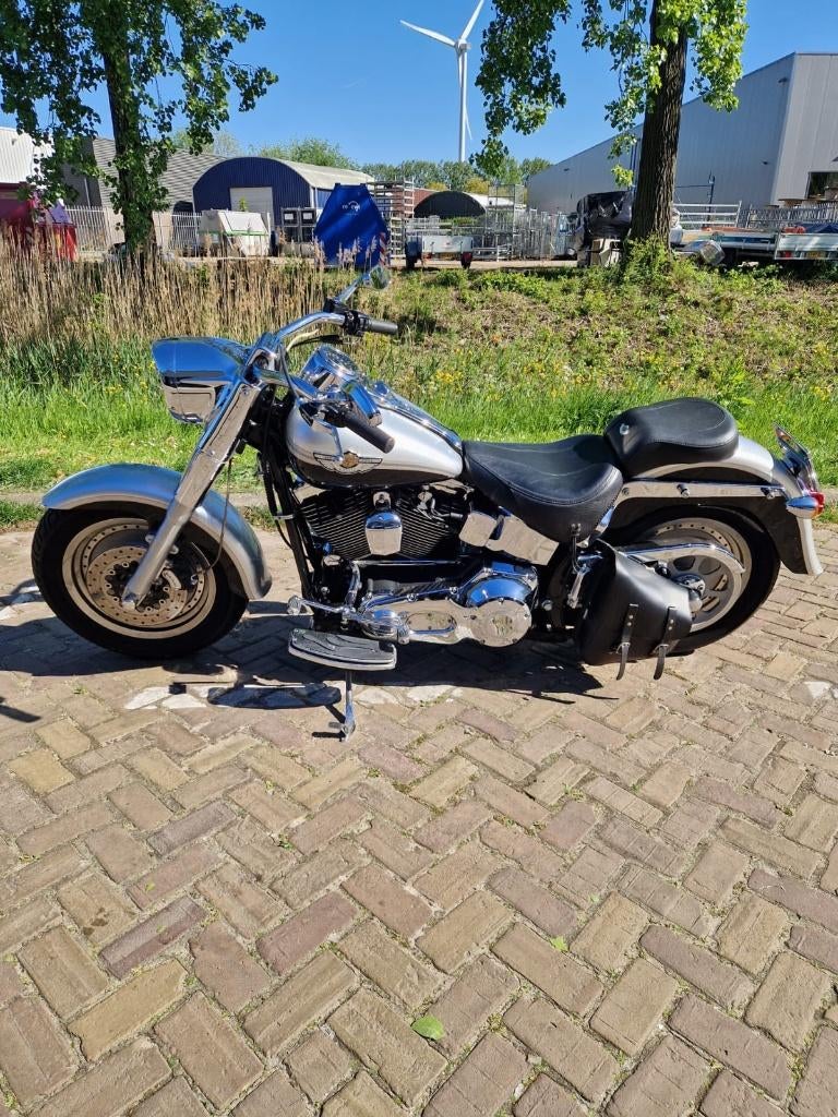 Harley Davidson Fat Boy FLSTF 2003 anniversary NL geleverd, Motoren, Motoren | Harley-Davidson, 2 cilinders, Bedrijf, Overig, Meer dan 35 kW
