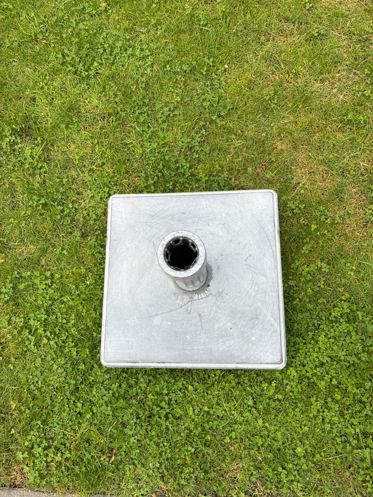 Betonnen parasolvoet 45 x 45 cm., Ophalen, Parasolvoet, Minder dan 1 meter, Verstelbaar