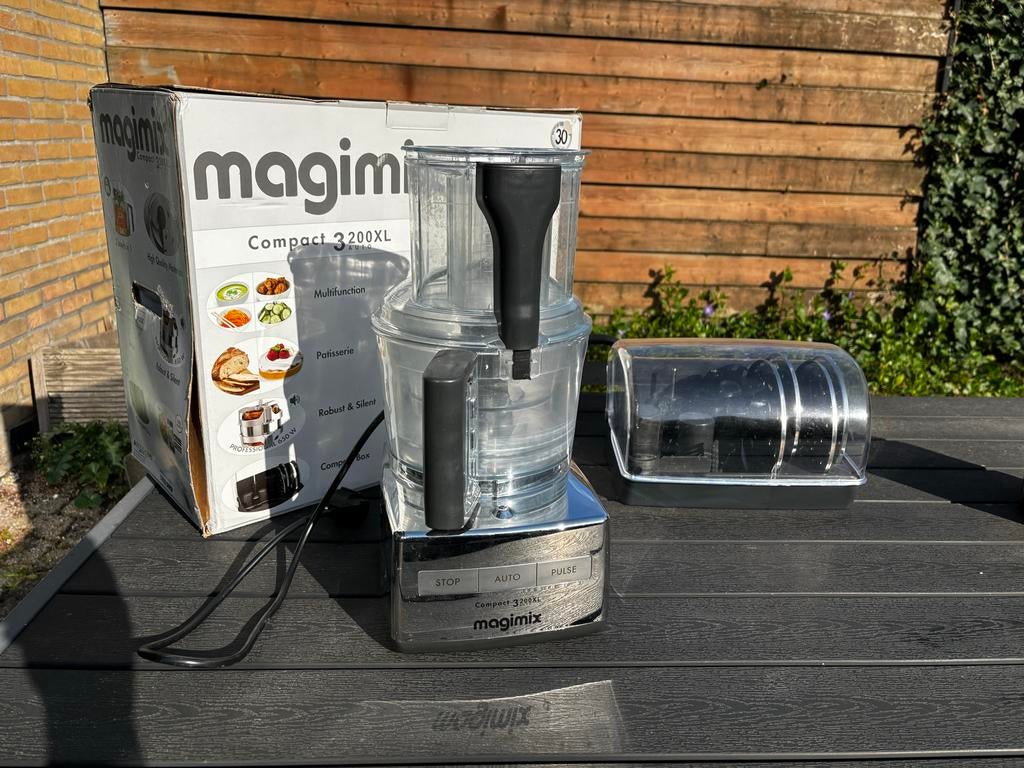Magimix Compact 3200XL Foodprocessor - Zeer Mooi, Witgoed en Apparatuur, Keukenmixers, 2 tot 3 liter, Ophalen of Verzenden, Gebruikt