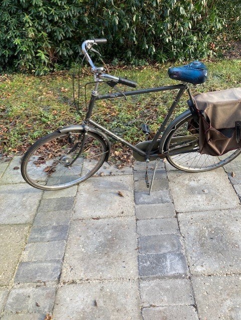heren fiets, Gebruikt, Versnellingen, 65 cm of meer, Trommelrem