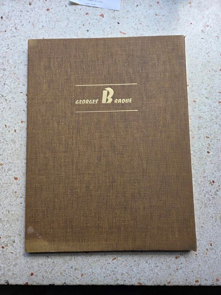 georges braque-portfolio, Verzenden, Zo goed als nieuw, Schilder- en Tekenkunst