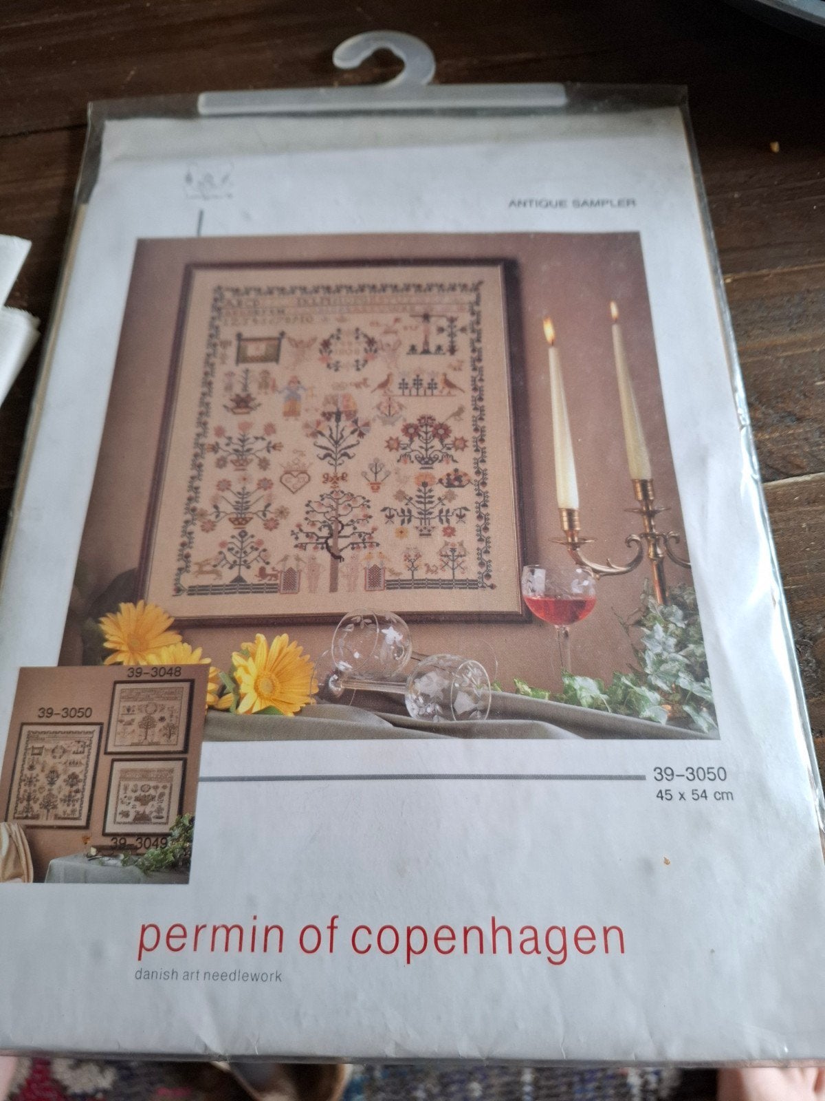 Permin of Copenhagen Antieke Sampler Borduurpakket, Ophalen of Verzenden