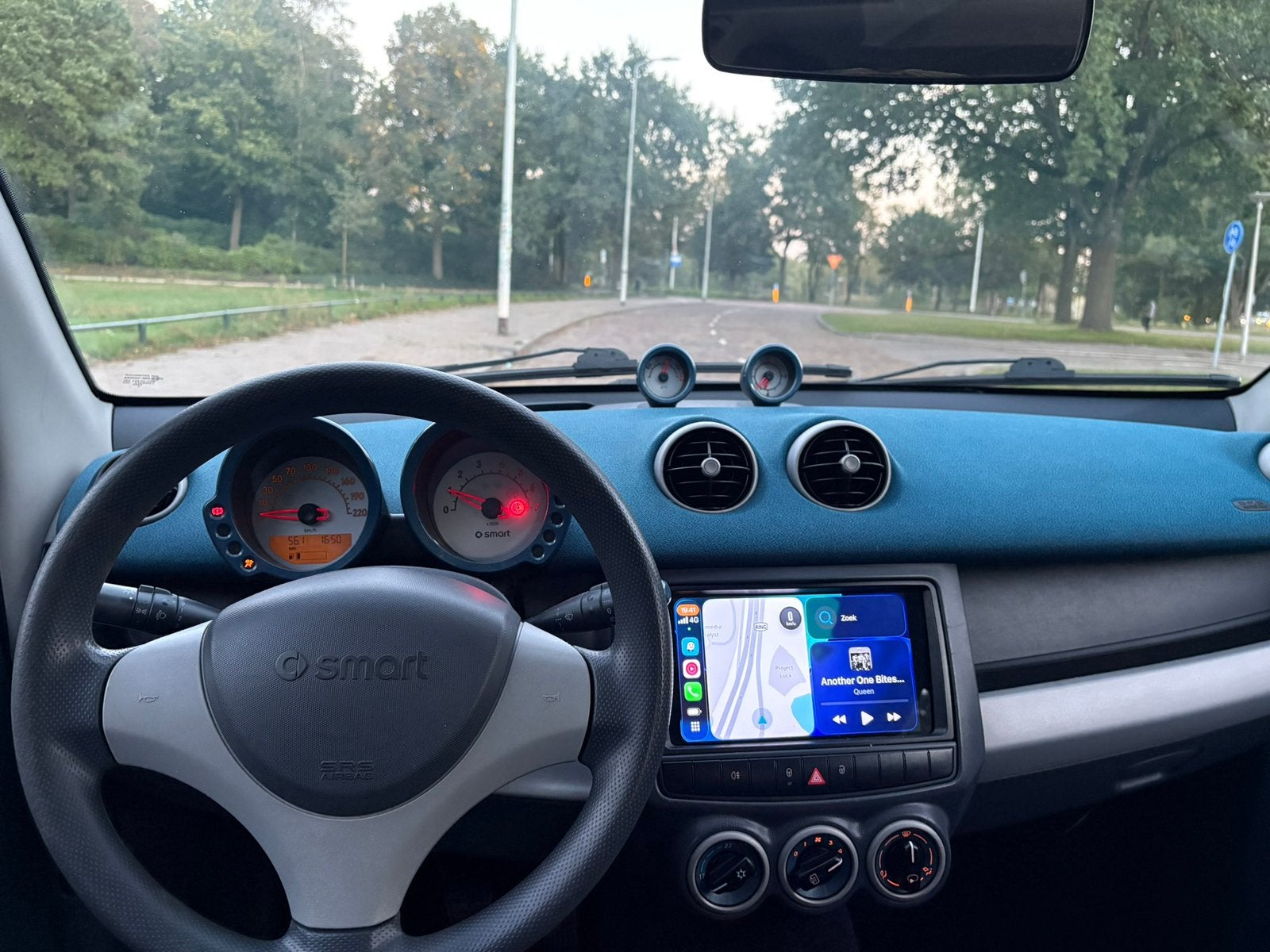 Smart Forfour 1.1  Zeer zuinig | CarPlay | Pano | Rijdt top, Auto's, Voorwielaandrijving, Stof, Panoramadak, Origineel Nederlands