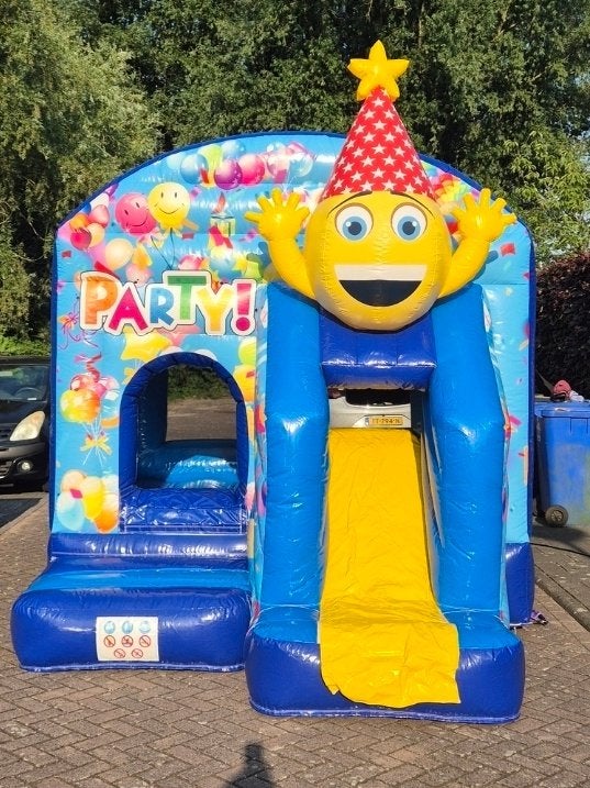Party springkussen te huur, Ophalen of Verzenden, Gebruikt