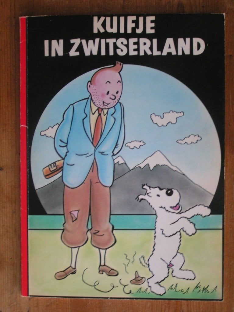 Kuifje - In Zwitserland [parodie], Eén stripboek, Ophalen of Verzenden, Gelezen