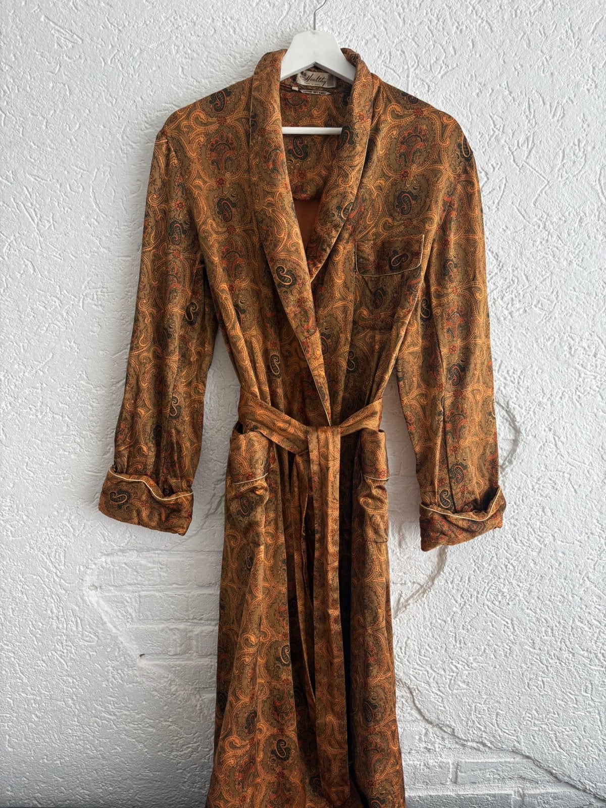 Echt vintage kamerjas paisley print roest, Kleding | Dames, Ophalen of Verzenden, Zo goed als nieuw