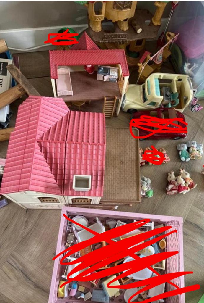 Grote Sylvanian Families collectie - Alles in één koop!, Ophalen of Verzenden, Gebruikt, Meisje
