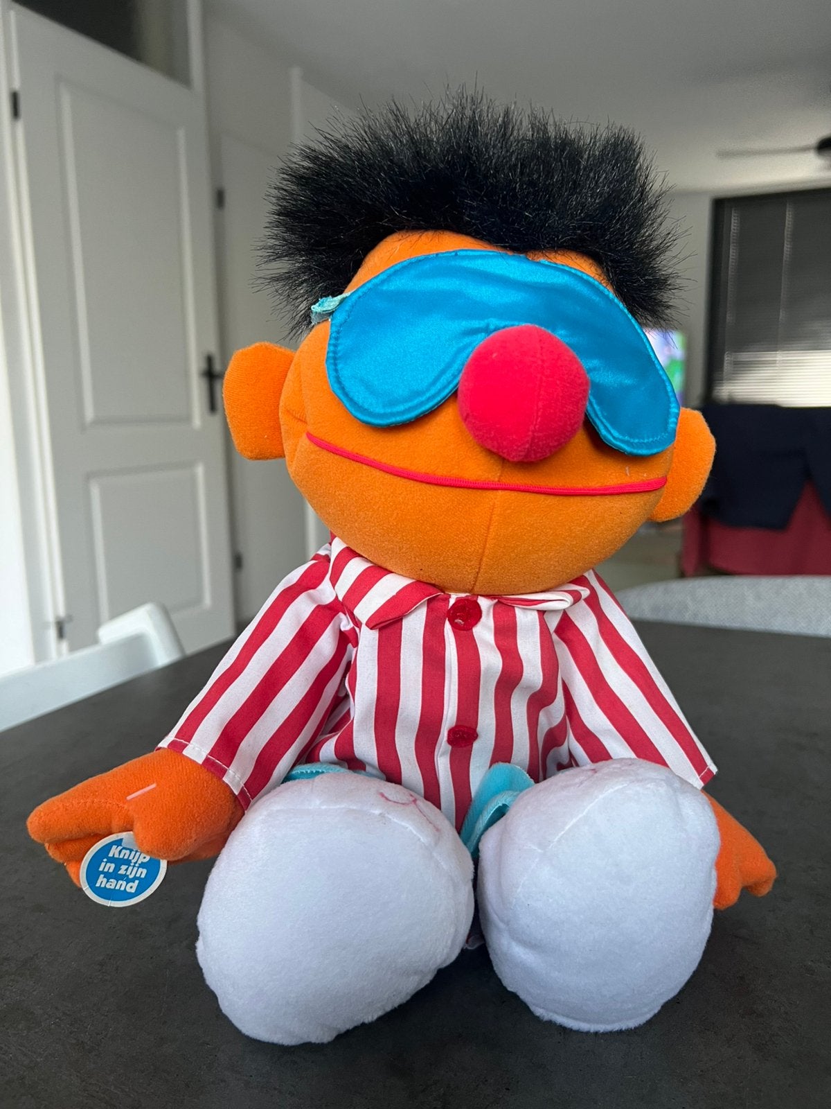 Slaap kindje slaap Ernie, Verzamelen, Poppen, Ophalen of Verzenden, Zo goed als nieuw, Pop