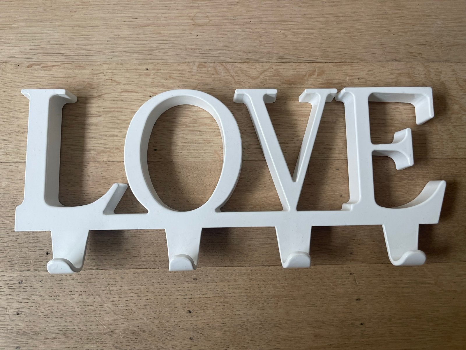 IKEA LOVE kapstok wit metaal met 4 haken - Nieuw!, Ophalen, Nieuw, Metaal, Wandkapstok