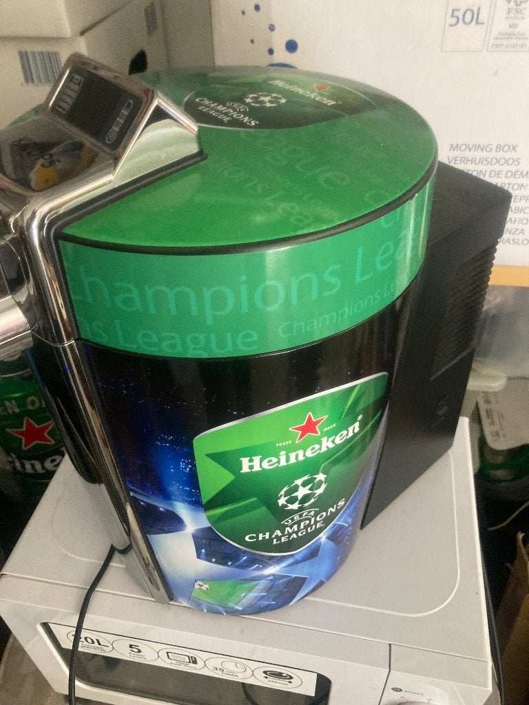 Heineken Champions League UEFA Beertender, Ophalen, Gebruikt