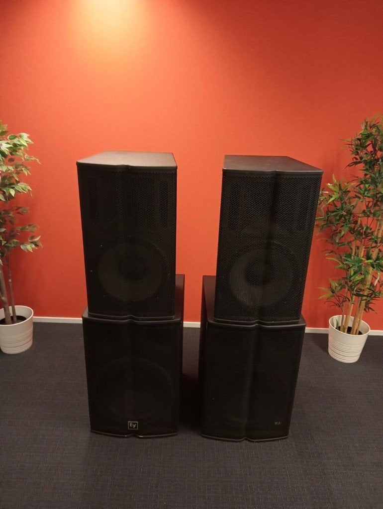 Ev/ Electro Voice TourX speakers compleet met versterkers, Muziek en Instrumenten, Ophalen, Gebruikt, 1000 watt of meer, P.A.