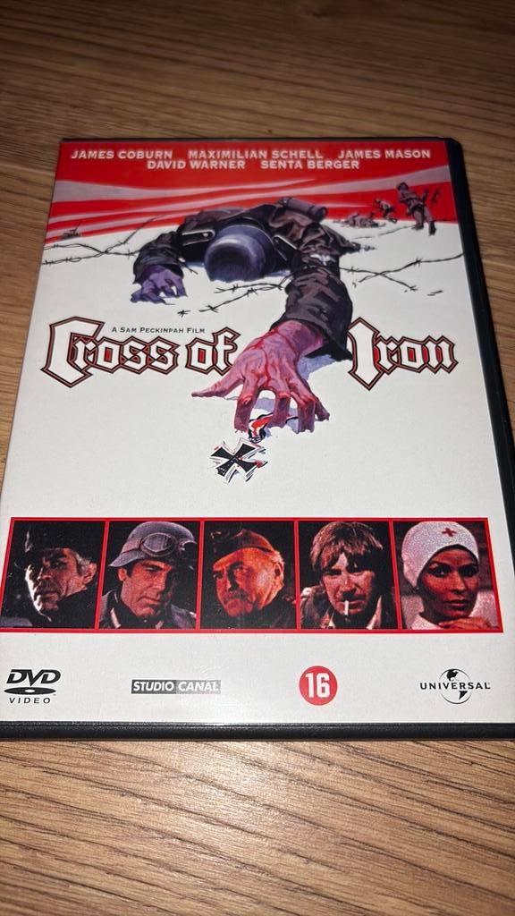 Cross of Iron met James Coburn en David Warner. 1977., 1960 tot 1980, Vanaf 16 jaar, Ophalen of Verzenden, Zo goed als nieuw