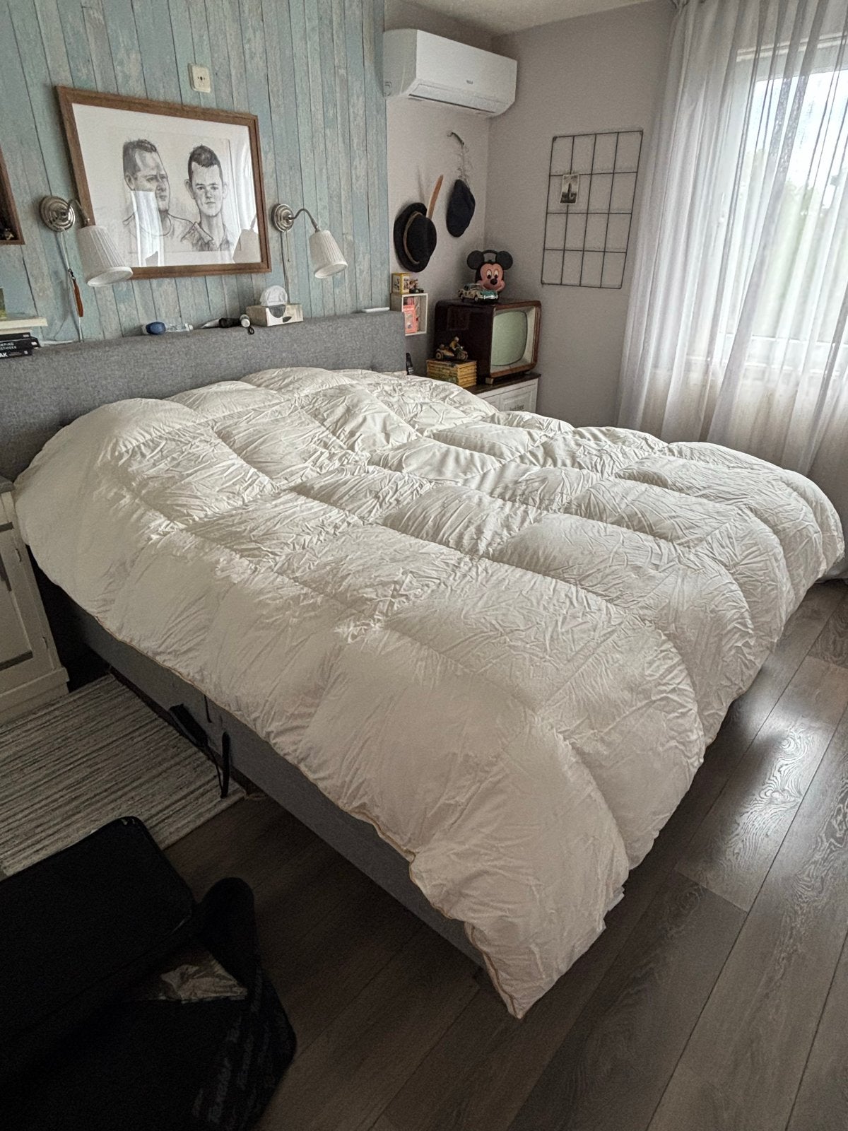 Gold All Season donsdekbed 240x220 Lits-jumeaux, Huis en Inrichting, Slaapkamer | Beddengoed, Wit, Dons en Veren, Ophalen of Verzenden