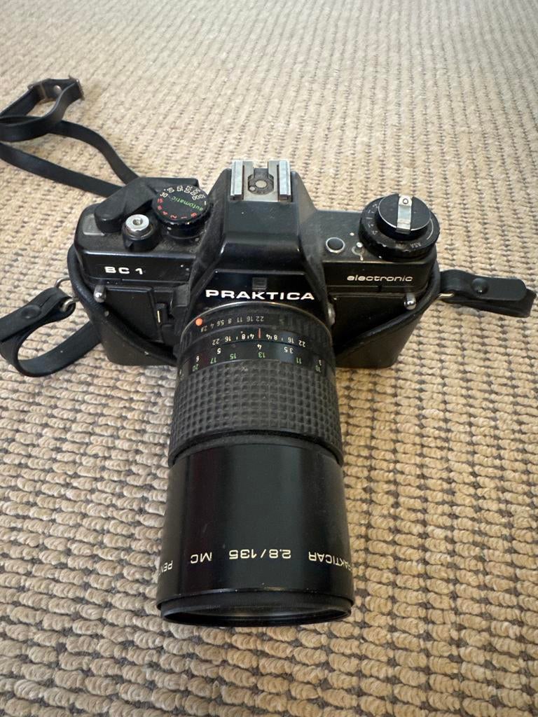 Praktica BC 1 camera met Pentacon 2.8/135 lens, Ophalen of Verzenden, Gebruikt, Spiegelreflex, Overige Merken