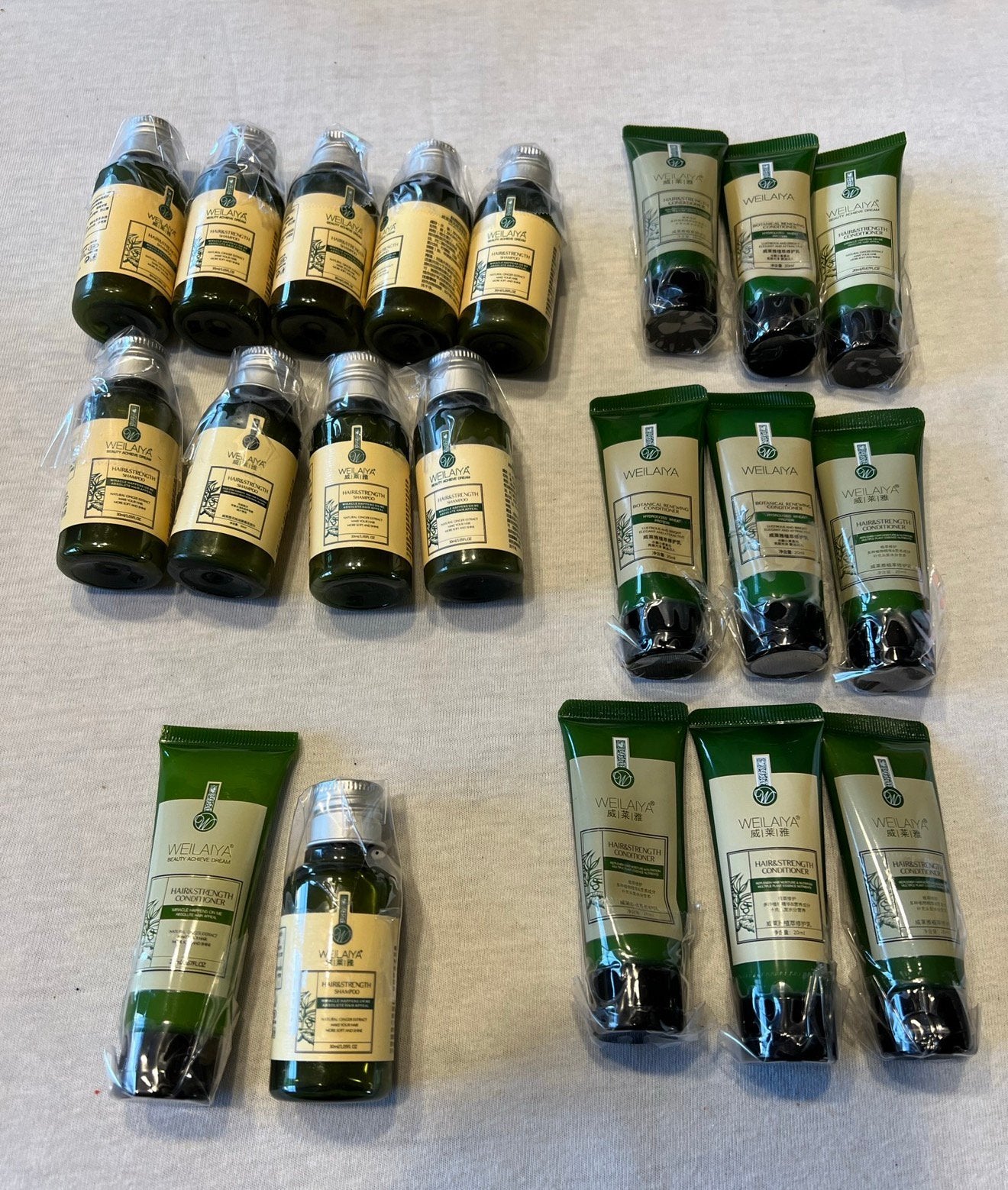 10 setjes Weilaiya Shampoo & Conditioner - tegen haaruitval, Nieuw, Ophalen of Verzenden, H, H