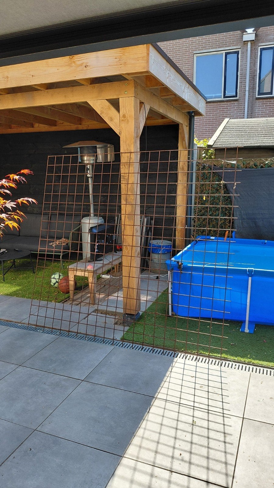 Betongaas 200x185 cm, Ophalen, Gebruikt, 250 mm of meer, Overige typen