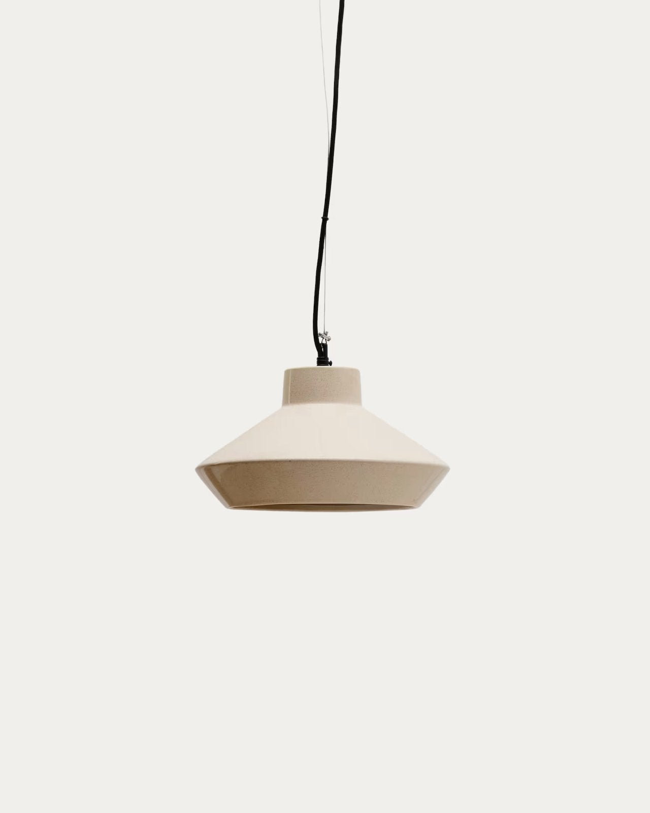 Kave Home Portol plafondlamp beige, Ophalen, Nieuw, Keramiek, E27 (groot)
