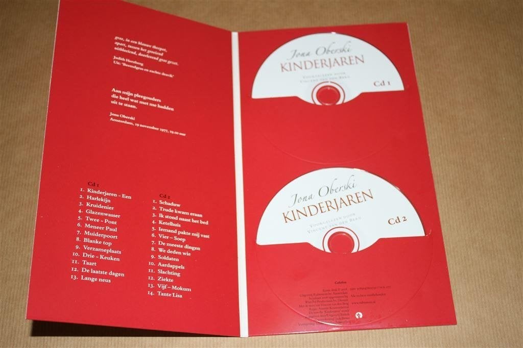 Luisterboek Jona Oberski. Kinderjaren., Ophalen of Verzenden