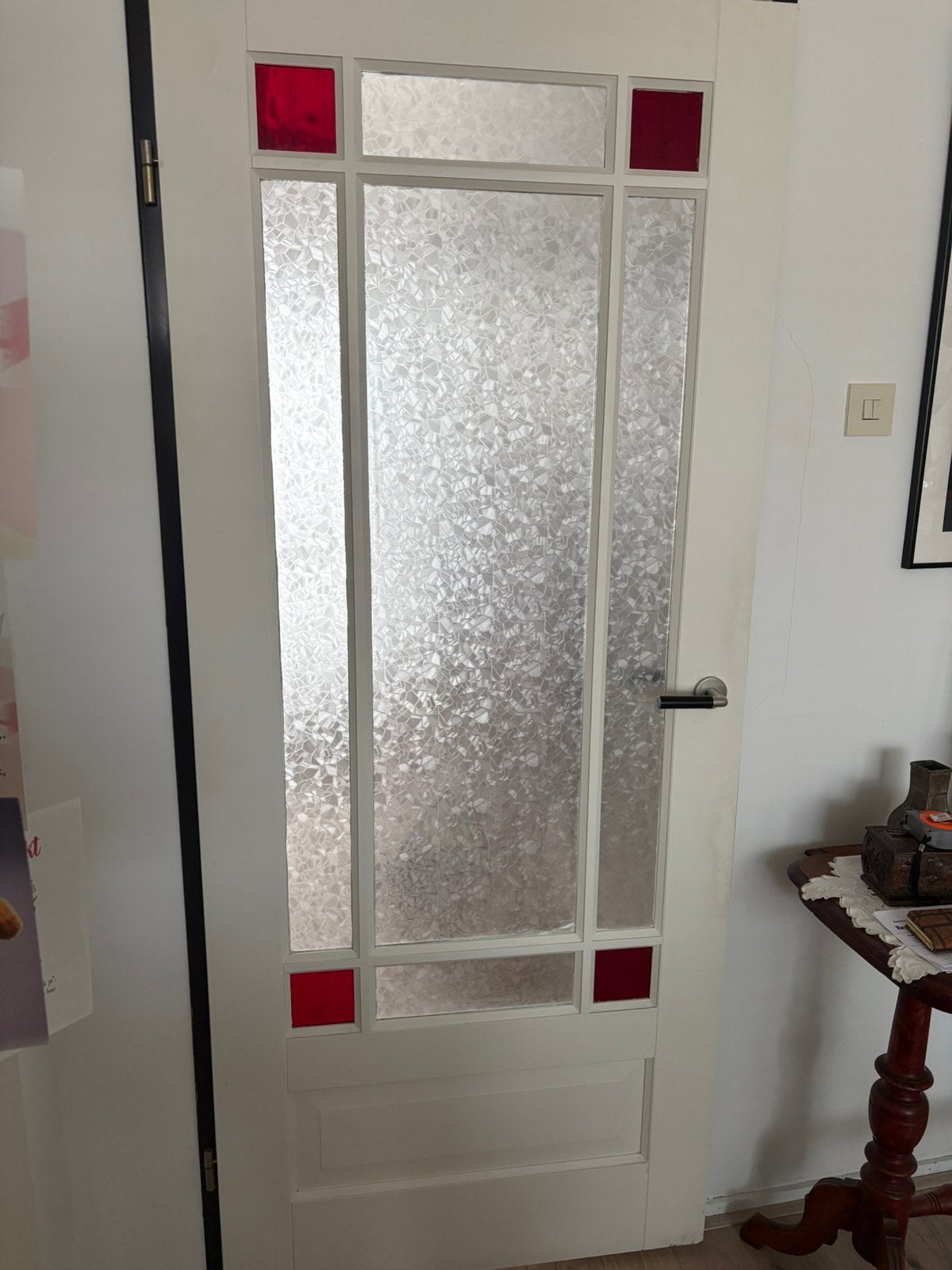 Binnendeur doorzichtig glas, Ophalen, Gebruikt, Binnendeur, Glas