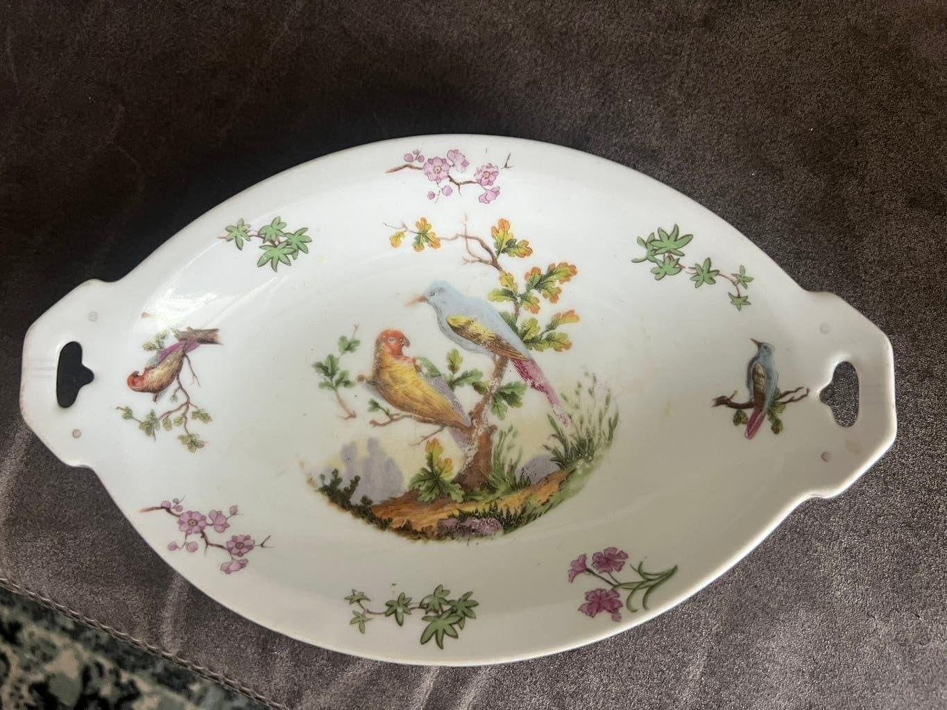 Vintage jaren ‘70 Porseleinen Schaaltje Oostenrijk., Ophalen of Verzenden, Overige stijlen, Porselein, Schaal of Schalen