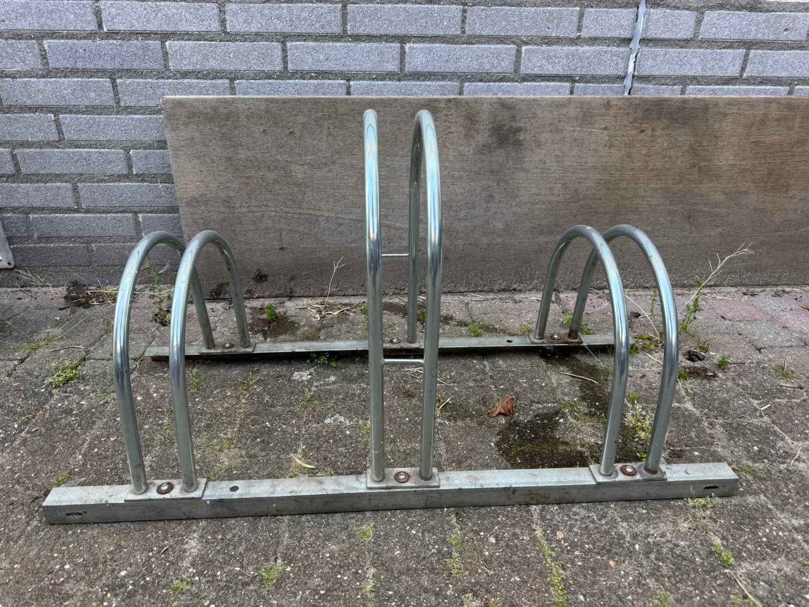 Inklapbaar/draaibaar fietsenrek, Ophalen, Gebruikt