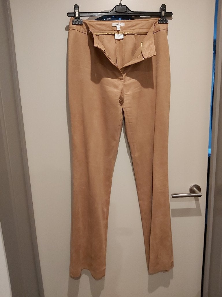 Un Deux Trois broek maat 40/42 (L) extra lang, Bruin, Maat 42/44 (L), Ophalen of Verzenden, Zo goed als nieuw