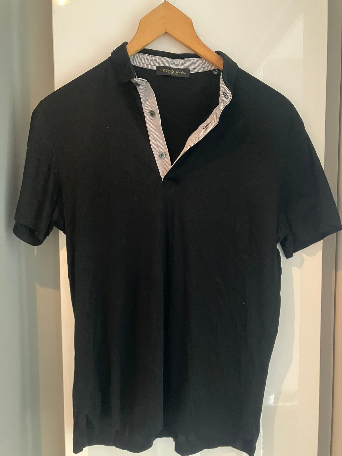 Corneliani Trend Zwart Polo (Maat 52), Ophalen of Verzenden, Gedragen, Maat 52/54 (L), Zwart