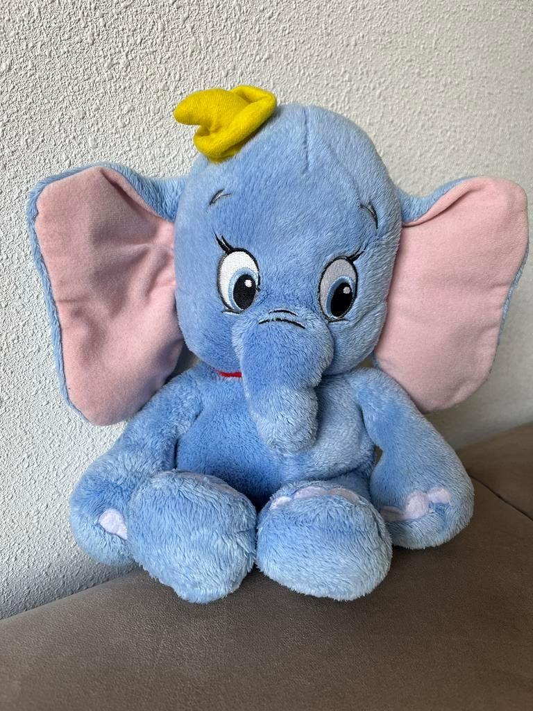 Leuke lieve Dombo Dumbo knuffel Disney 31cm, Ophalen of Verzenden, Zo goed als nieuw, Overige typen